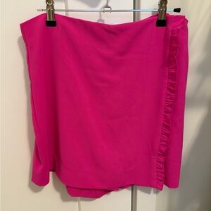 Fab’rik pink skort, 100% polyester, only worn once